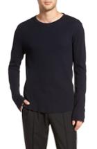 Men's Vince Thermal Knit Long Sleeve T-shirt - Blue