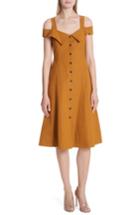 Women's A.l.c. Hudson Off The Shoulder Dress - Brown