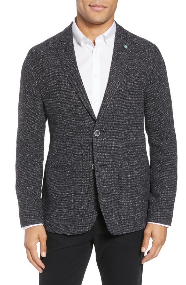 Men's Ted Baker London Castle Trim Fit Blazer (xxl) - Grey