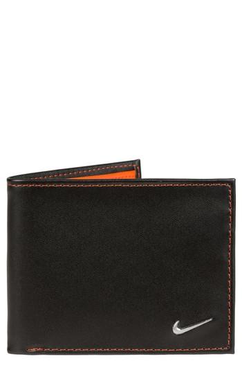 Men's Nike Modern Leather Wallet - Orange