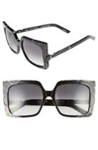 Women's Pared Sun & Shade 55mm Square Retro Sunglasses -