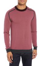 Men's Ted Baker London Juscott Raglan Sweater (l) - Pink