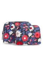 Kate Spade New York Cameron Street - Daisy Briley Set Of 2 Coated Canvas Cosmetic Cases, Size - Multi