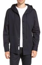 Men's Rag & Bone Bryant Regular Fit Hooded Shirt - Blue
