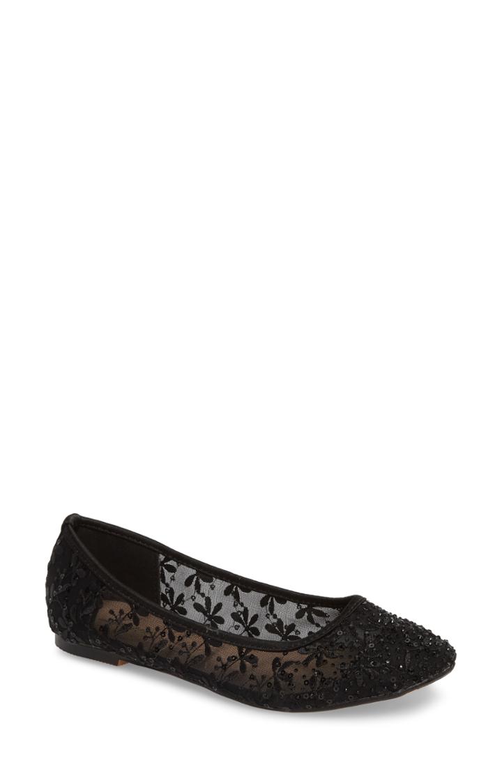 Women's Lauren Lorraine Betsy Embellished Flat