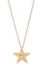 Women's Ef Collection Diamond Speckle Star Pendant Necklace