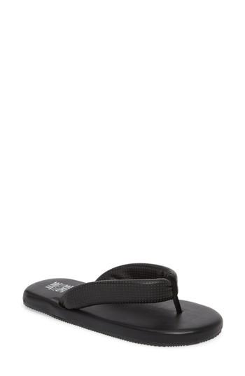 Women's Jane And The Shoe Jaime H Flip Flop, Size 6 M - Black
