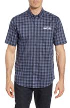 Men's Cutter & Buck Seattle Seahawks - Fremont Regular Fit Check Sport Shirt - Blue