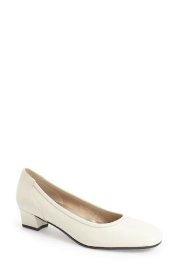 Women's David Tate 'supreme' Pump .5 W - Ivory