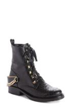 Women's Lanvin Chain Biker Boot Us / 37eu - Black