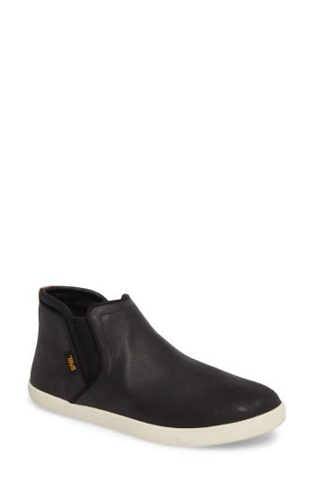 Women's Teva Willow Chelsea Sneaker M - Black