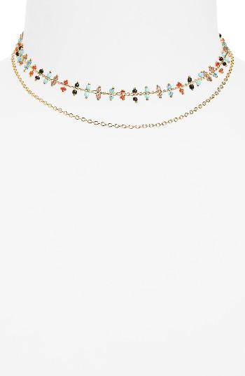 Women's Elizabeth And James Rosa Marie Multistrand Necklace