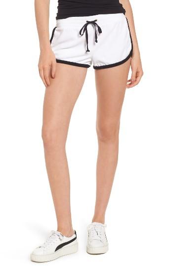 Women's Juicy Couture Venice Beach Microterry Shorts - White