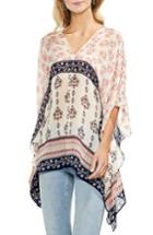 Women's Vince Camuto Wildflower Poncho /small - Beige