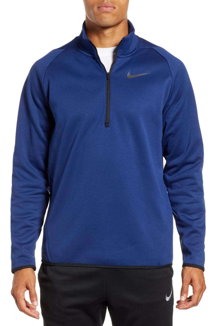 Men's Nike Quarter Zip Pullover R - Blue