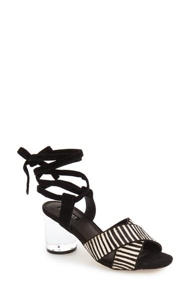 Women's Topshop 'raffle' Ankle Strap Sandal