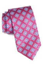 Men's Nordstrom Men's Shop Sanders Neat Silk Tie, Size - Pink