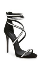 Women's Giuseppe For Jennifer Lopez Strappy Sandal .5 M - Black