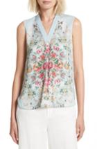 Women's Ted Baker London Kisey Floral Honeycomb Print Top
