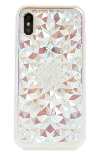 Felony Case Clear Cosmic Kaleidoscope Iphone X Case - Ivory