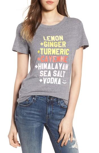 Women's Sub Urban Riot Lemon Ginger Loose Tee - Grey