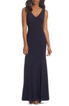 Women's Vince Camuto Open Back Gown - Blue
