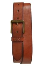 Men's Frye Flat Panel Leather Belt