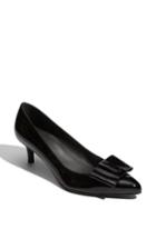 Women's Stuart Weitzman 'tuxbow' Pump .5 M - Black