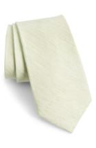 Men's The Tie Bar Linen Row Linen & Silk Tie, Size X-long X-long - Green