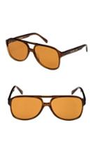 Women's Celine 62mm Oversize Aviator Sunglasses - Brown Vintage