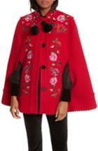 Women's Kate Spade New York Mari Wool Blend Cape - Red