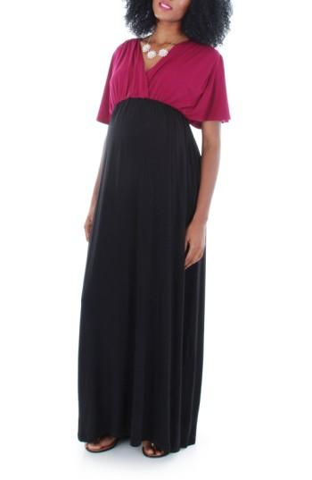 Women's Everly Grey 'goddess' Maternity Maxi Dress - Pink