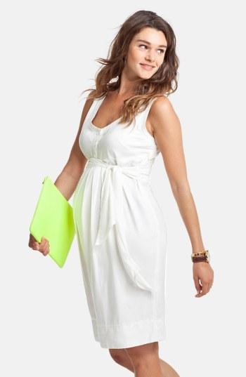 Women's Isabella Oliver 'pianna' Maternity Dress - Ivory