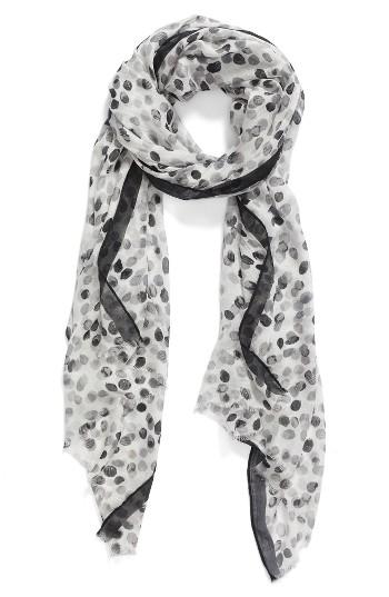 Women's Halogen Petal Dots Wrap, Size - White