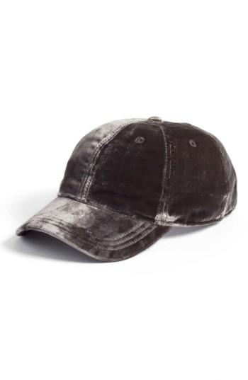 Women's Madewell Velvet Baseball Cap -