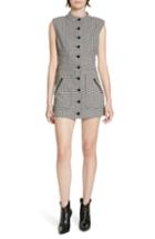 Women's Oscar De La Renta Toile Print Stretch Poplin Shirtdress