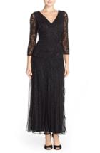 Women's Pisarro Nights Embellished Mesh Gown - Black
