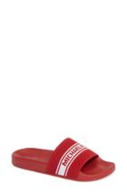 Women's Michael Michael Kors Gilmore Slide Sandal M - Red