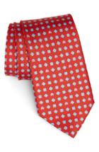 Men's Salvatore Ferragamo Giuliet Print Silk Tie, Size - Red