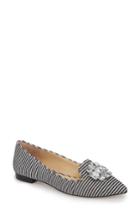 Women's Sole Society Libry Crystal Embellished Flat M - Black