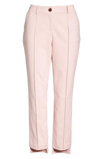 Women's Ted Baker London Step Hem Ankle Grazer Pants - Pink