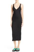 Women's Boss Firuza Deep V Rib Knit Midi Dress