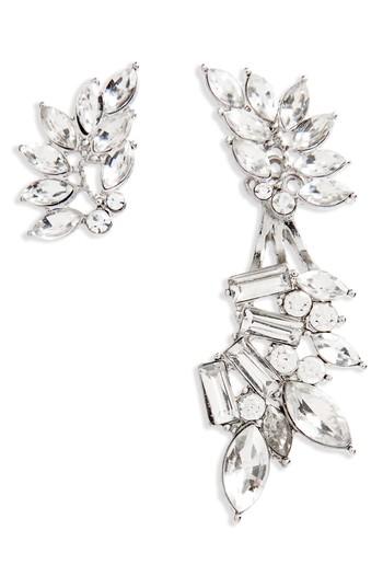 Women's Topshop Rhinestone Cluster Ear Jackets