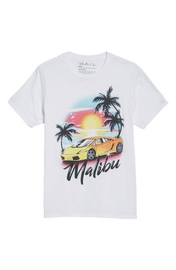 Men's The Rail Malibu Life Graphic T-shirt, Size - White