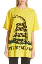 Women's Vetements Snake Print Tee - Yellow