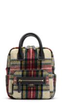 Frances Valentine Tartan Plaid Wool Backpack -