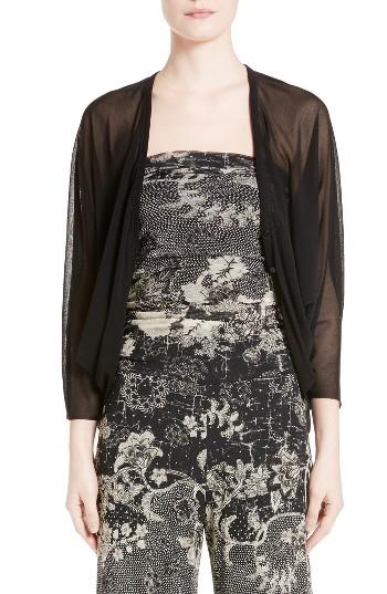Women's Fuzzi Tulle Cocoon Cardigan