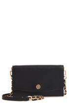 Women's Tory Burch Parker Leather Wallet On A Chain -