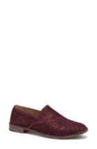 Women's Trask Amanda Woven Loafer M - Burgundy
