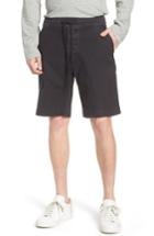 Men's James Perse Compact Stretch Cotton Shorts (s) - Grey